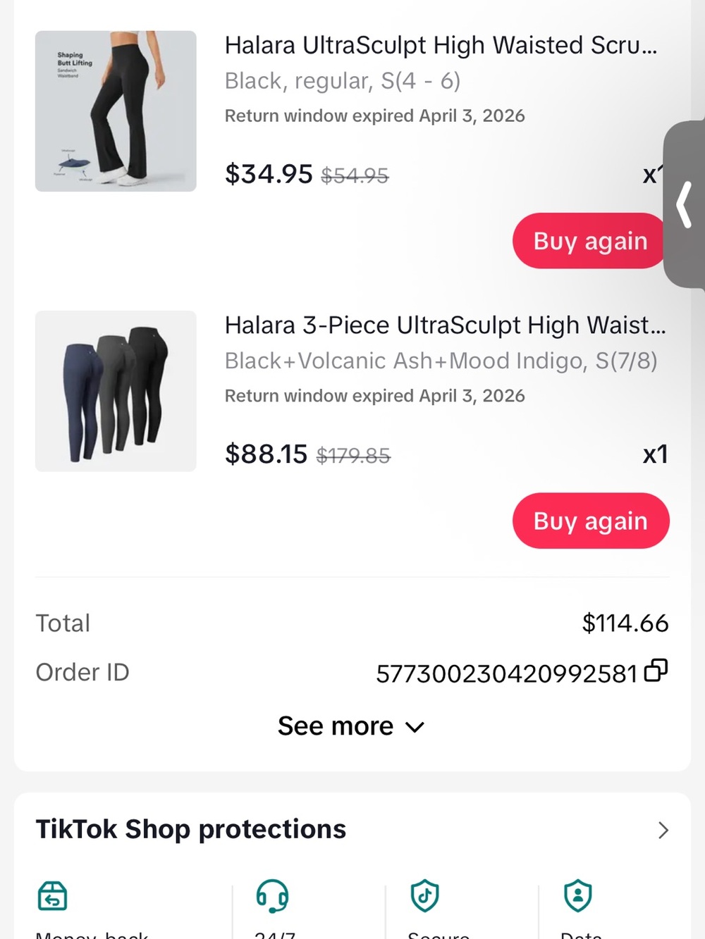 HALARA UltraSculpt High Waisted Leggings - Black & Navy